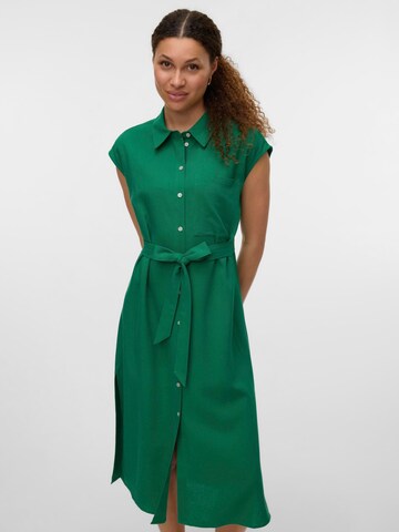 VERO MODA Blusenkleid 'VMMymilo' in Grün: Vorderseite