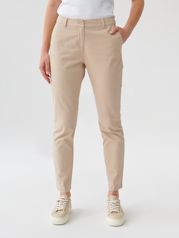Regular Pantalon 'MISATI' TATUUM en beige : devant