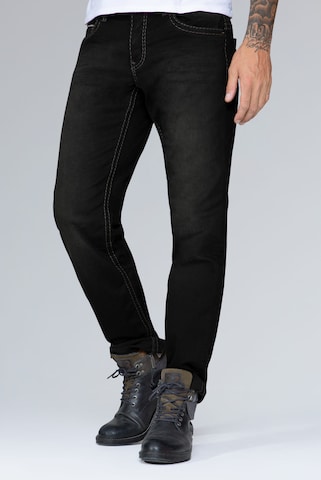 CAMP DAVID Regular Jeans 'Cono' in Black: front