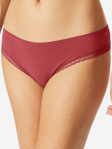 SCHIESSER String in Red: front