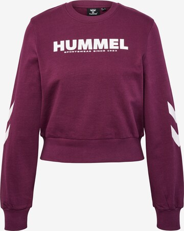 Sweat de sport 'Legacy' Hummel en violet : devant