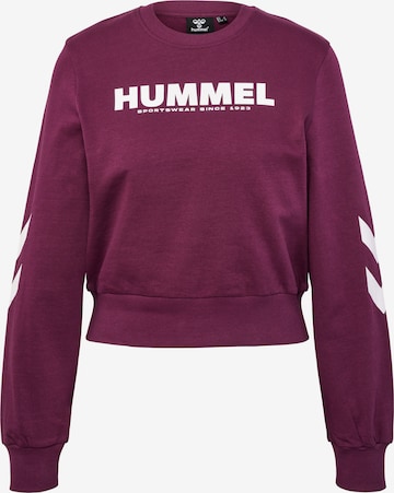 Hummel Sportief sweatshirt 'Legacy' in Lila: voorkant