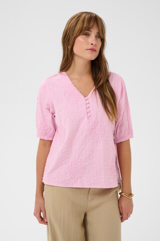 CULTURE Blouse 'CULelau' in Pink: front