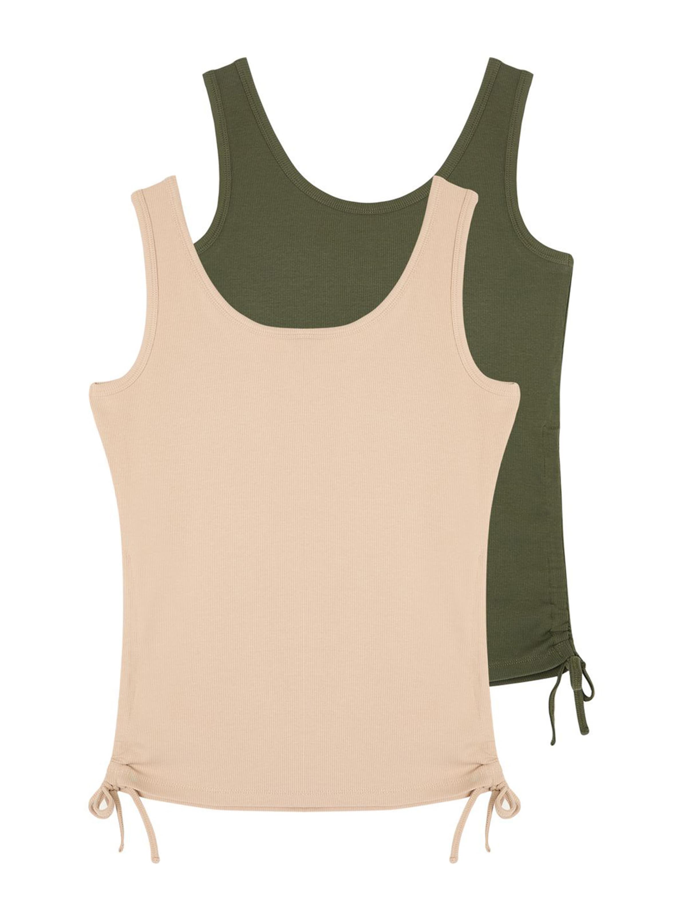 Trendyol Curve Top in Beige