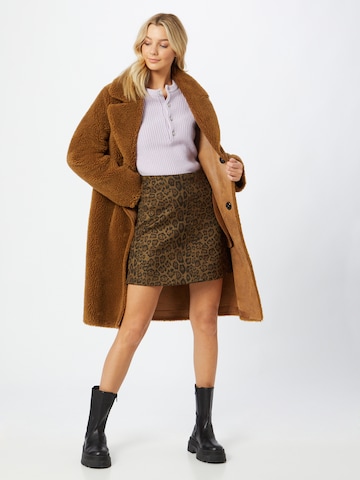 VILA Skirt 'Faddy' in Brown