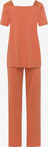 Hanro Pyjama 'Emma' in Oranje