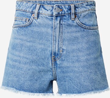 Monki Loosefit Shorts in Blau: predná strana