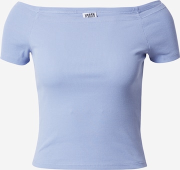 T-shirt Urban Classics en bleu : devant