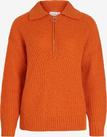 VILA Sweater in Orange: front