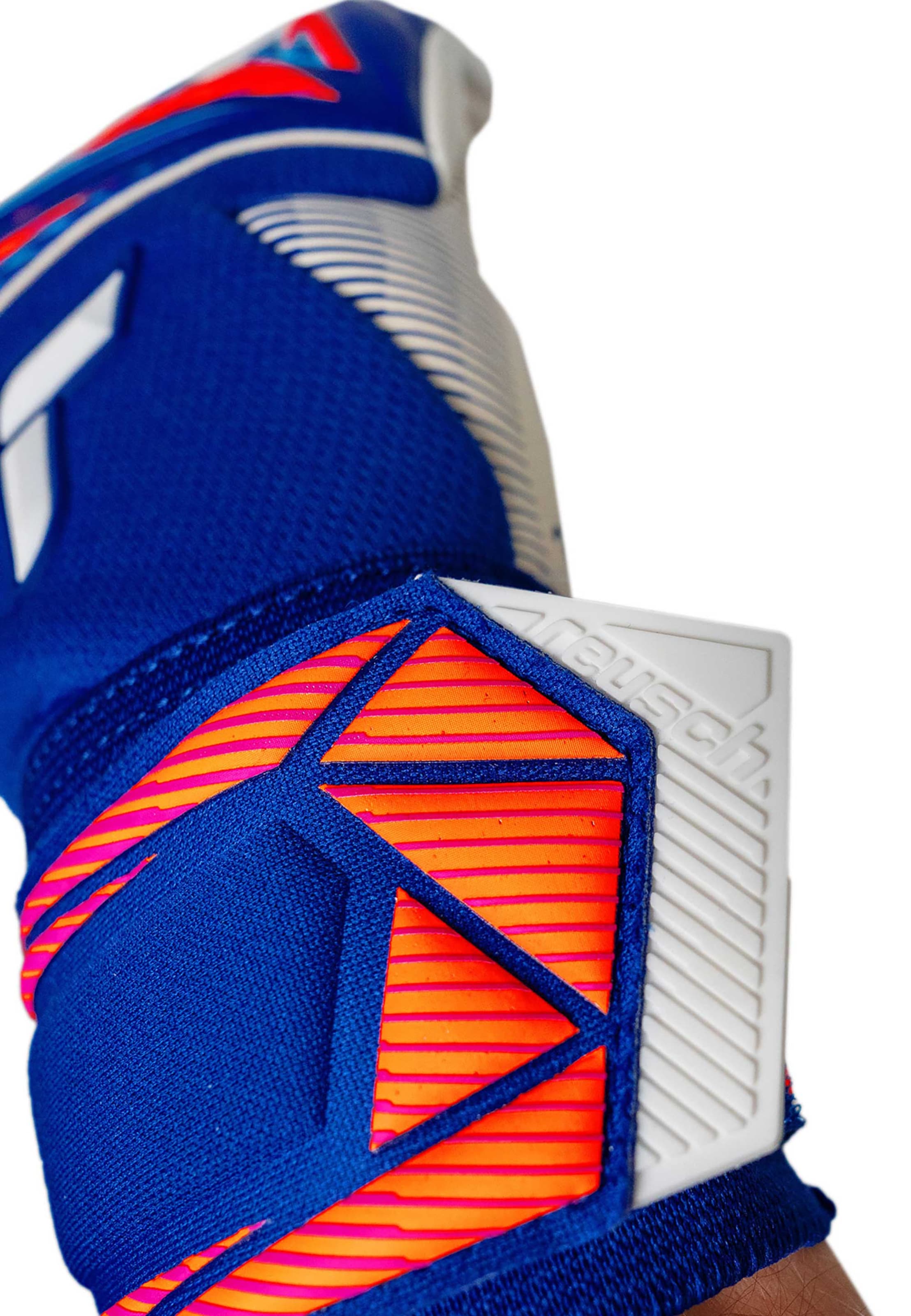 REUSCH Sports gloves 'Attrakt Gold X NC' in Blue