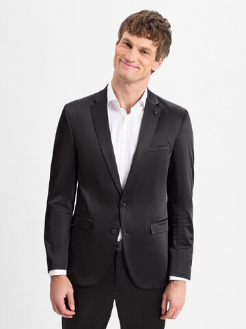 Finshley & Harding London Slim fit Colbert 'Brixdon' in Zwart: voorkant