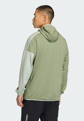 ADIDAS TERREX Funktionsfleecejacke 'Xperior' in Grün