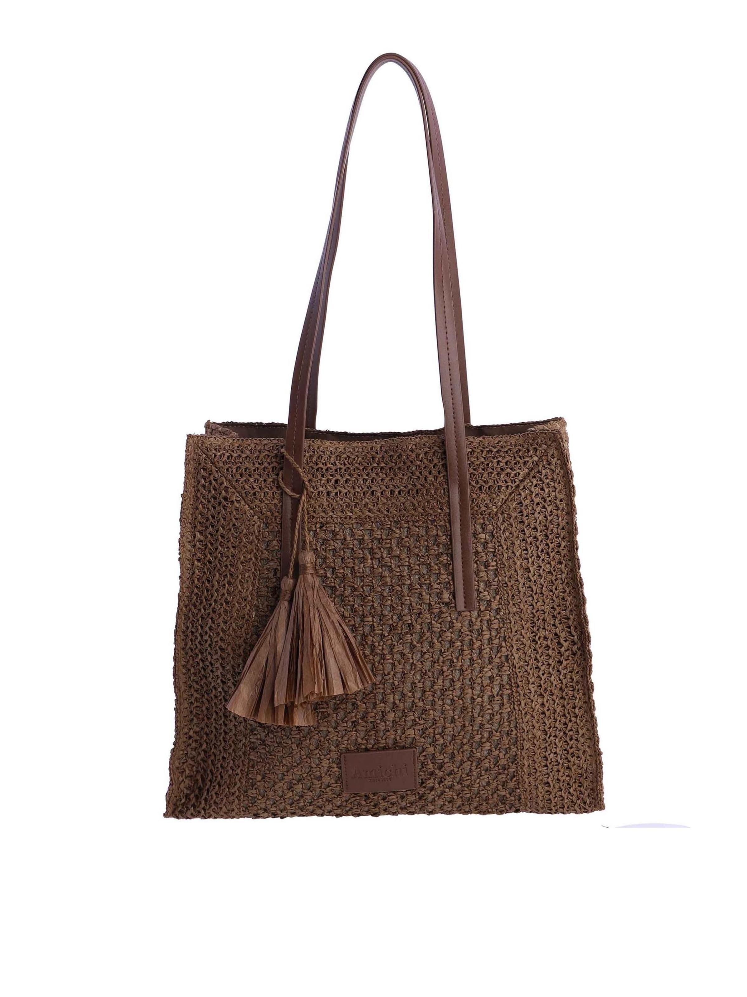 Amichi - Shopper 'Alisse' en marrón: frente