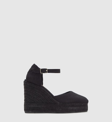 melns Castañer Espadrillas 'Carol': no priekšpuses