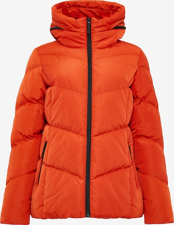 Veste d’hiver 'Pencil' Threadbare en orange : devant