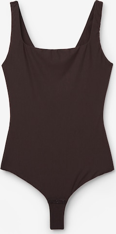 INTIMISSIMI Body in Braun: Vorderseite