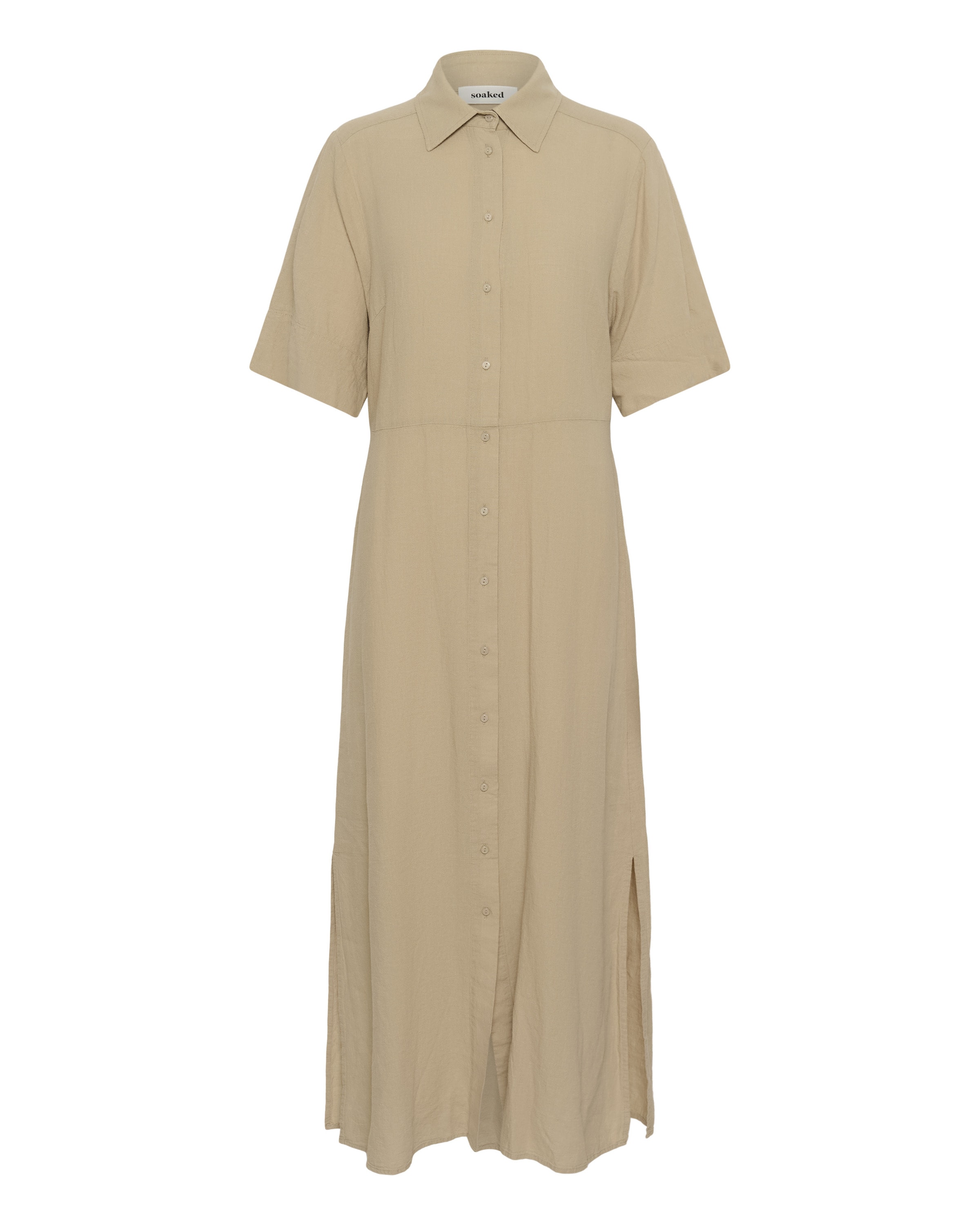 Robe 'Aria' SOAKED IN LUXURY en beige : devant