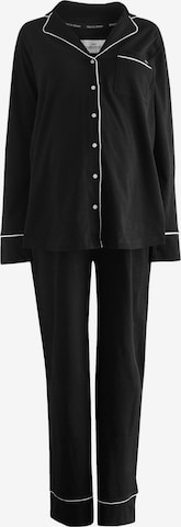 NextPidžama - crna boja: prednji dio