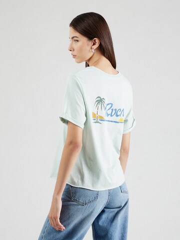 RVCA Shirt 'SUNSET' in Green: front