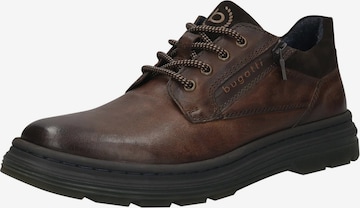 bugattiCipele na vezanje - smeđa boja: prednji dio