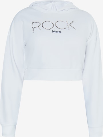 myMo ROCKS Sweatshirt i hvit: forside