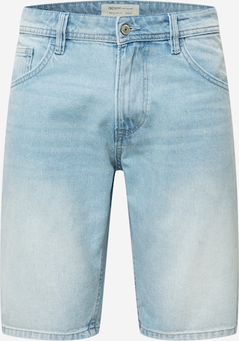 TOM TAILOR DENIM Regular Shorts in Blau: predná strana