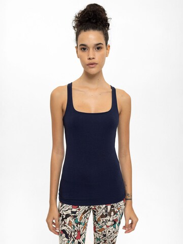 Anou Anou Top in Blau: Vorderseite