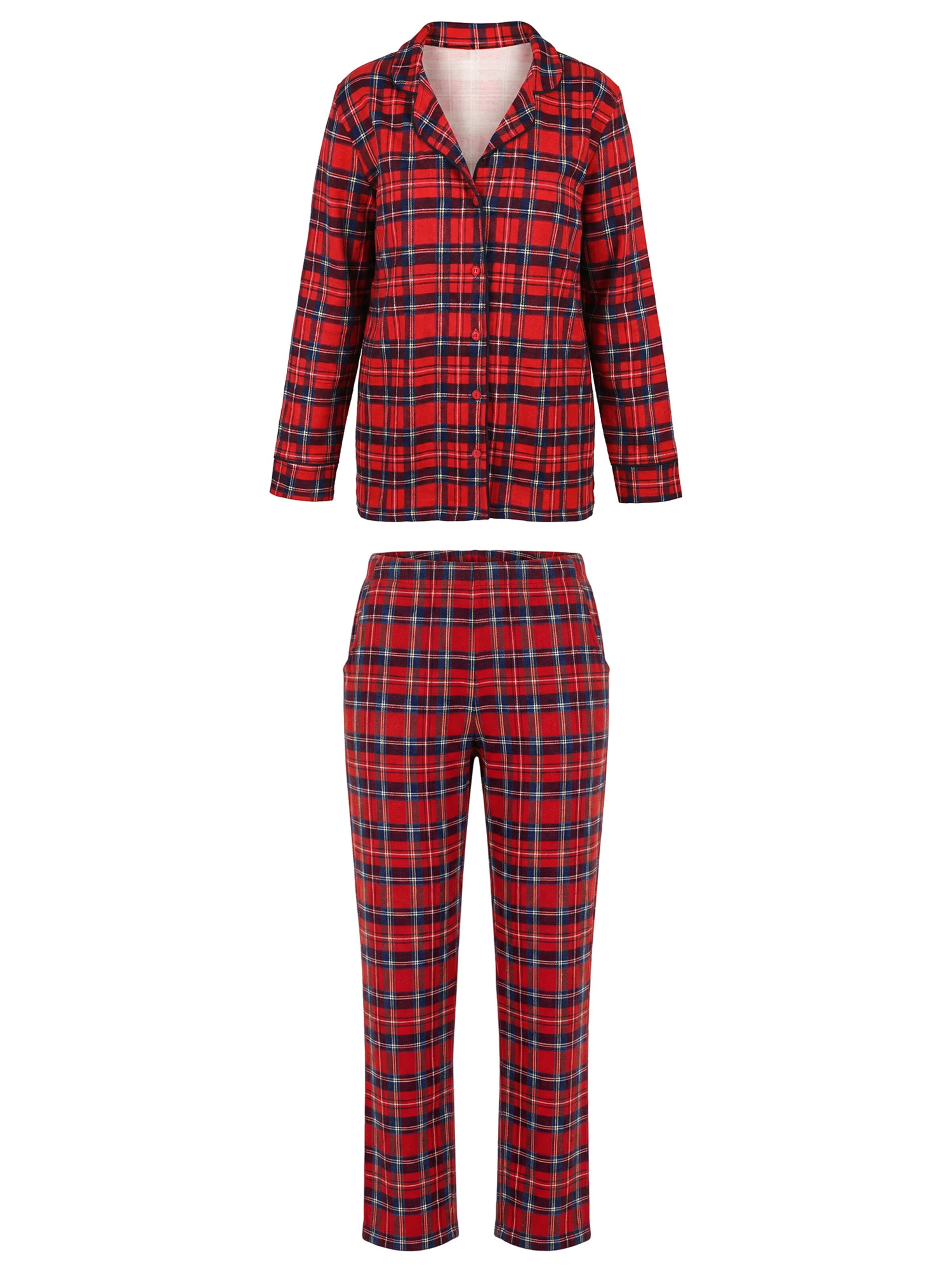 Vivisence Pajama '2067' in Red: front