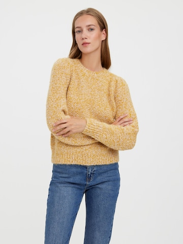 VERO MODA Sweater 'Tesse' in Yellow: front