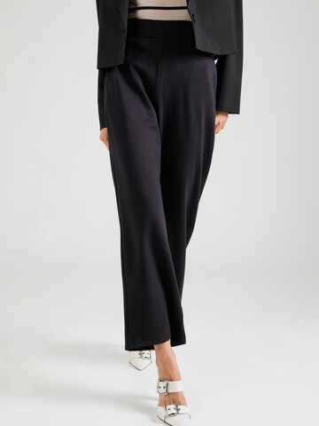 Wide Leg Pantalon 'Am44alia' ZABAIONE en noir : devant