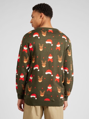 Pullover 'Xmas Jungle' di Denim Project in verde