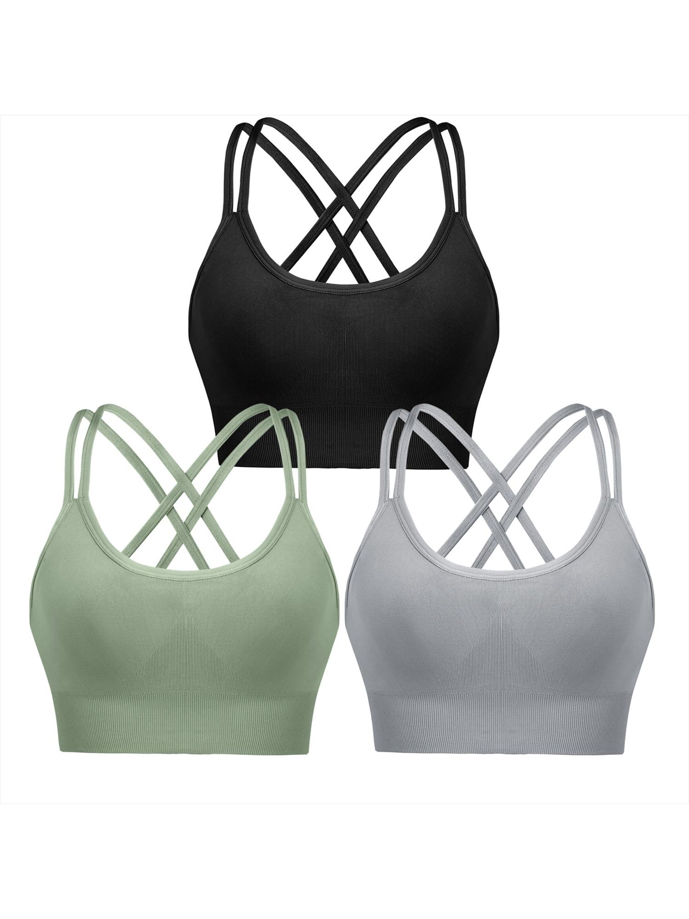 AOTTORI Bustier Sport-BH‌‌‌‌‌ in Grau: Vorderseite