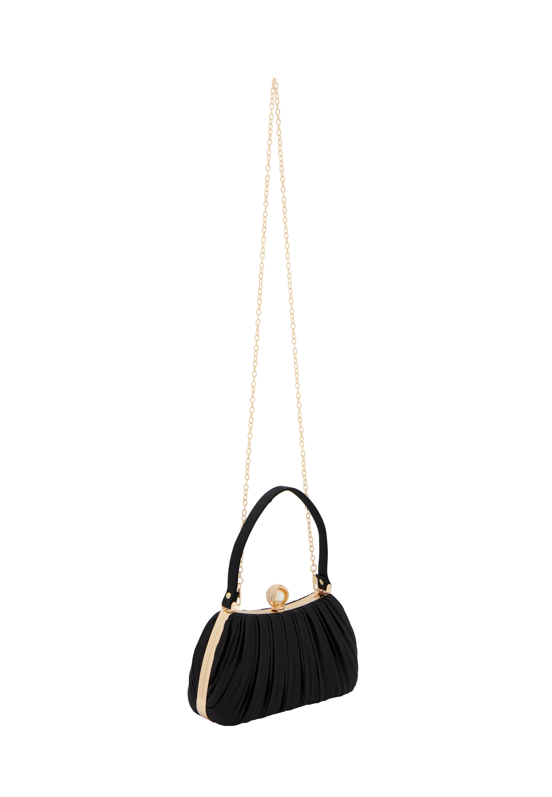 Sac bandoulière 'Minaudière' faina en noir