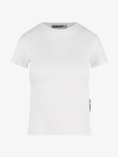 FEMSSY Shirt 'PURE'‌‌‌‌‌ in weiß, Produktansicht