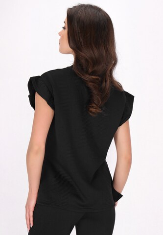 faina Shirt in Zwart
