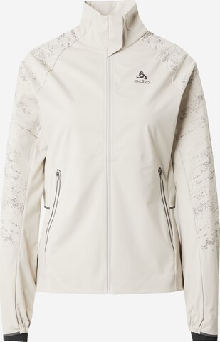 Veste de sport 'Pro' ODLO en beige : devant