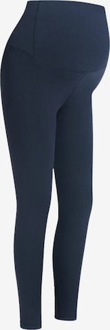 cfab (formerly creamy fabrics) Leggings 'Seamless Umstandsleggings mit hohem Bund' in Blau: Vorderseite