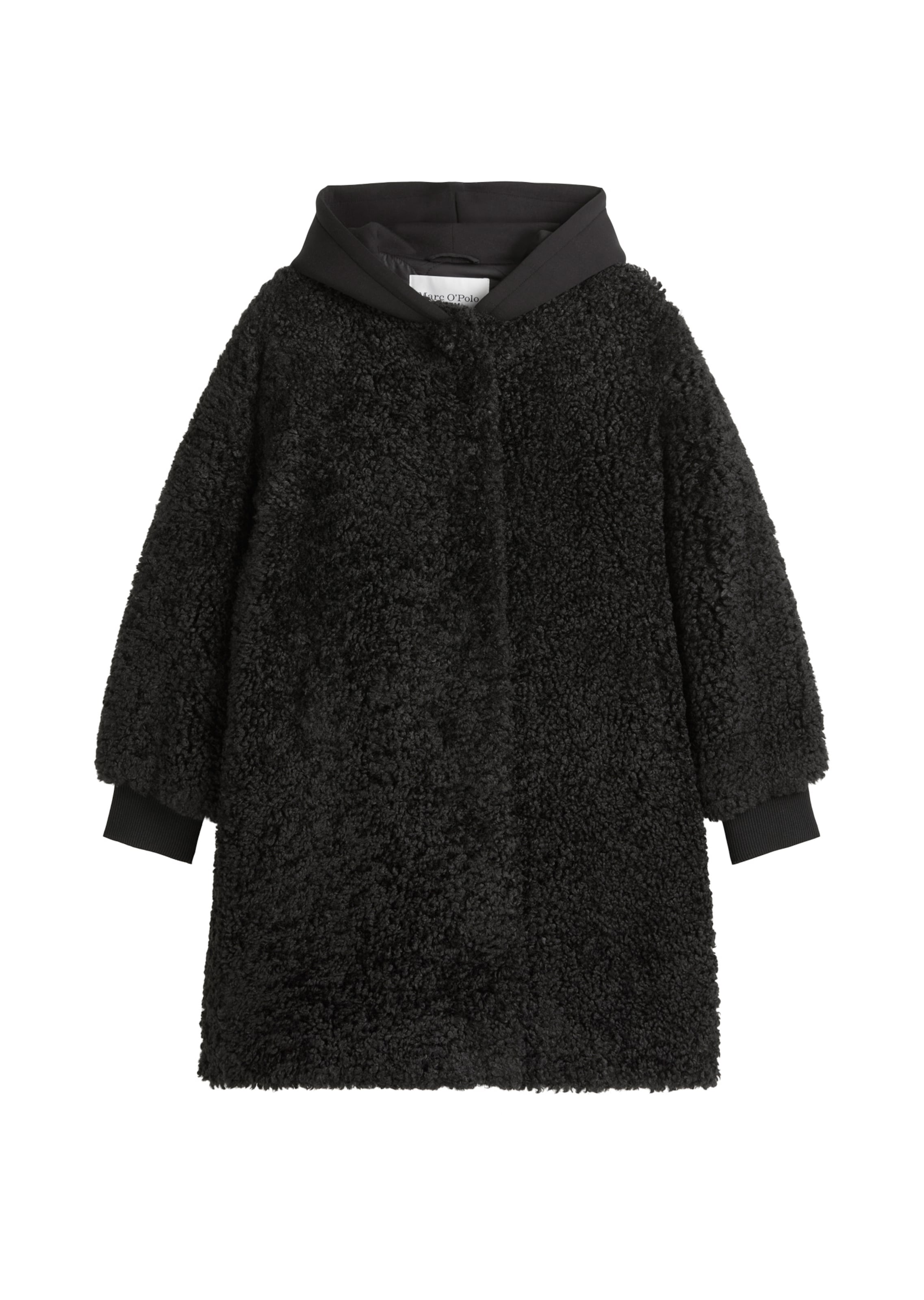 Marc O'Polo DENIM Between-Seasons Coat in Black: front