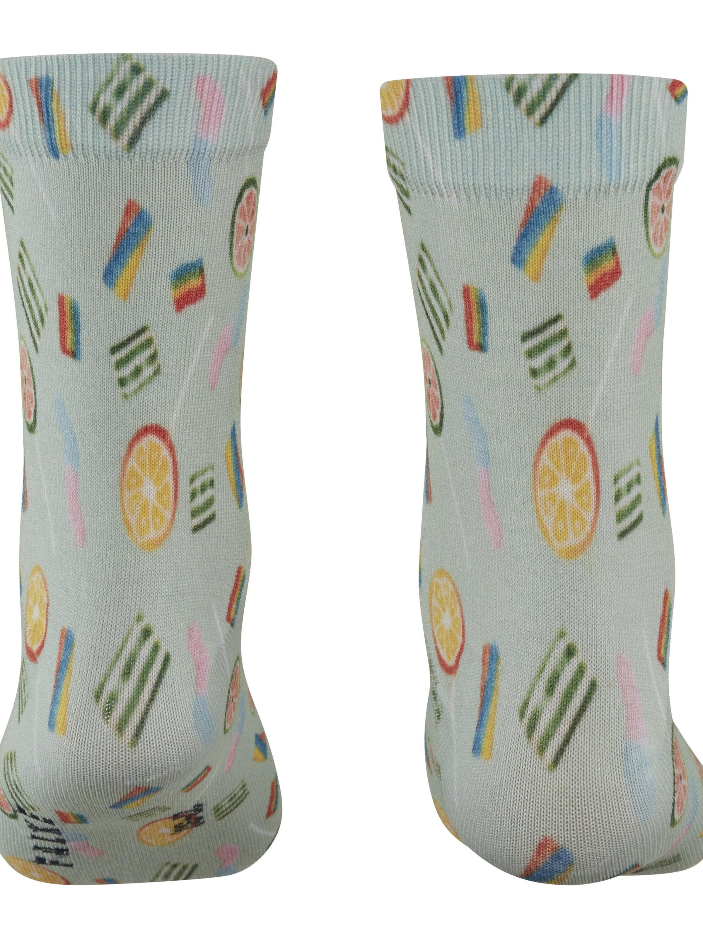 FALKE Socken 'Colouful Sweets Print' in Grün