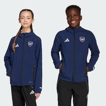 Veste de sport 'Arsenal Tiro 25 Competition' ADIDAS PERFORMANCE en bleu : devant