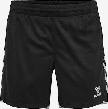 Regular Pantalon de sport Hummel en noir : devant