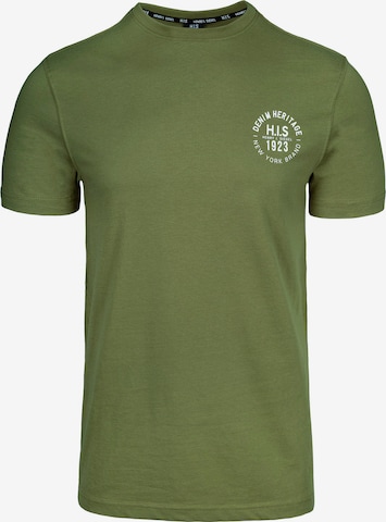 T-Shirt ' Denim Heritage 1923 ' H.I.S en vert : devant