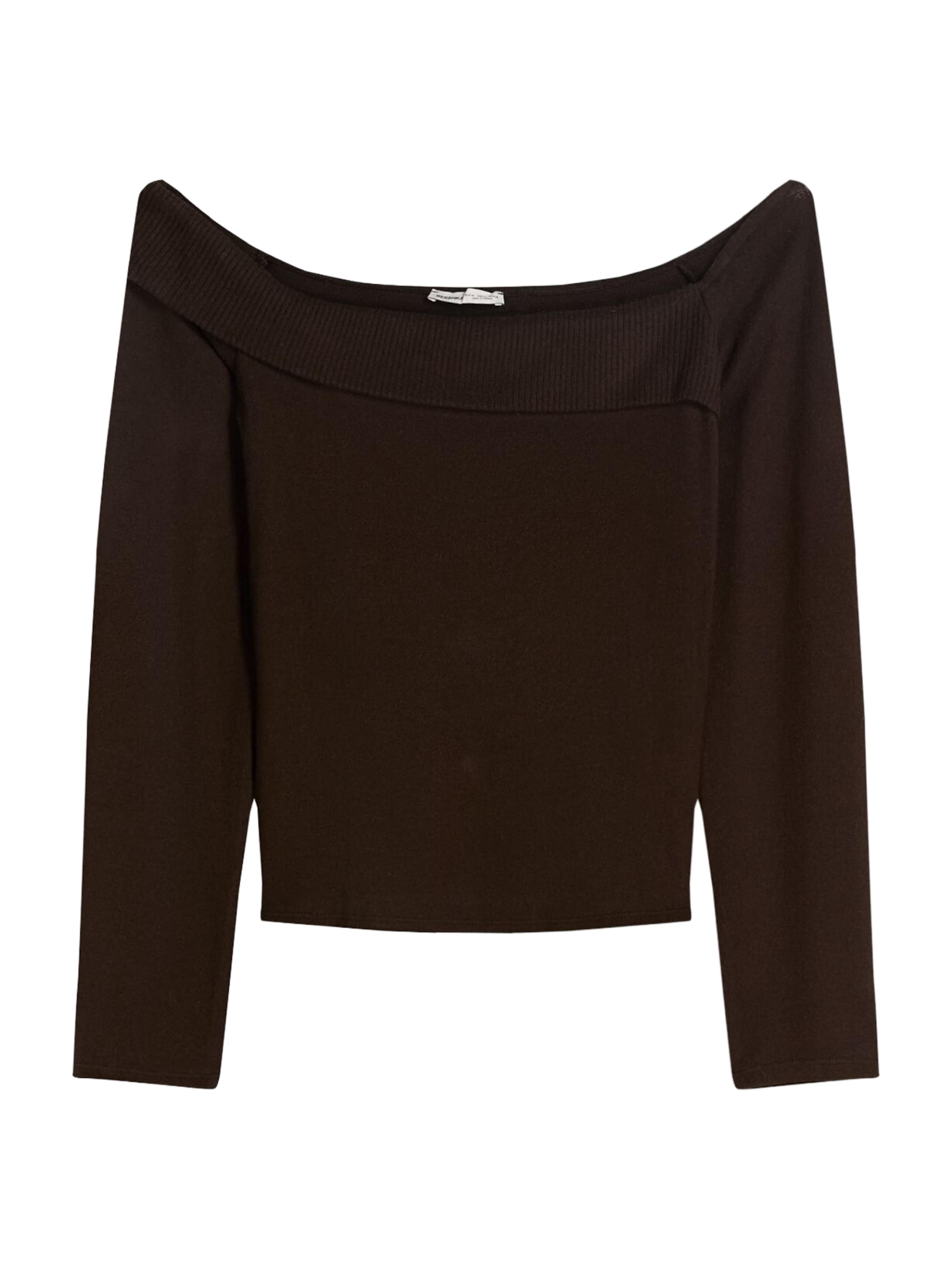 Pulover de la Bershka pe maro: față