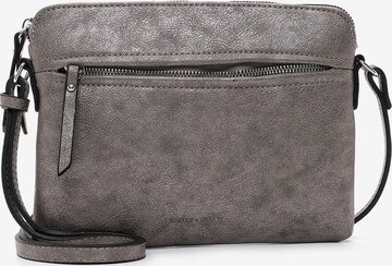 Emily & Noah Crossbody Bag 'Emma' in Silver: front