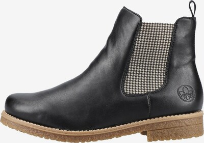 RIEKER Chelsea Boots in braun / schwarz / weiß, Produktansicht