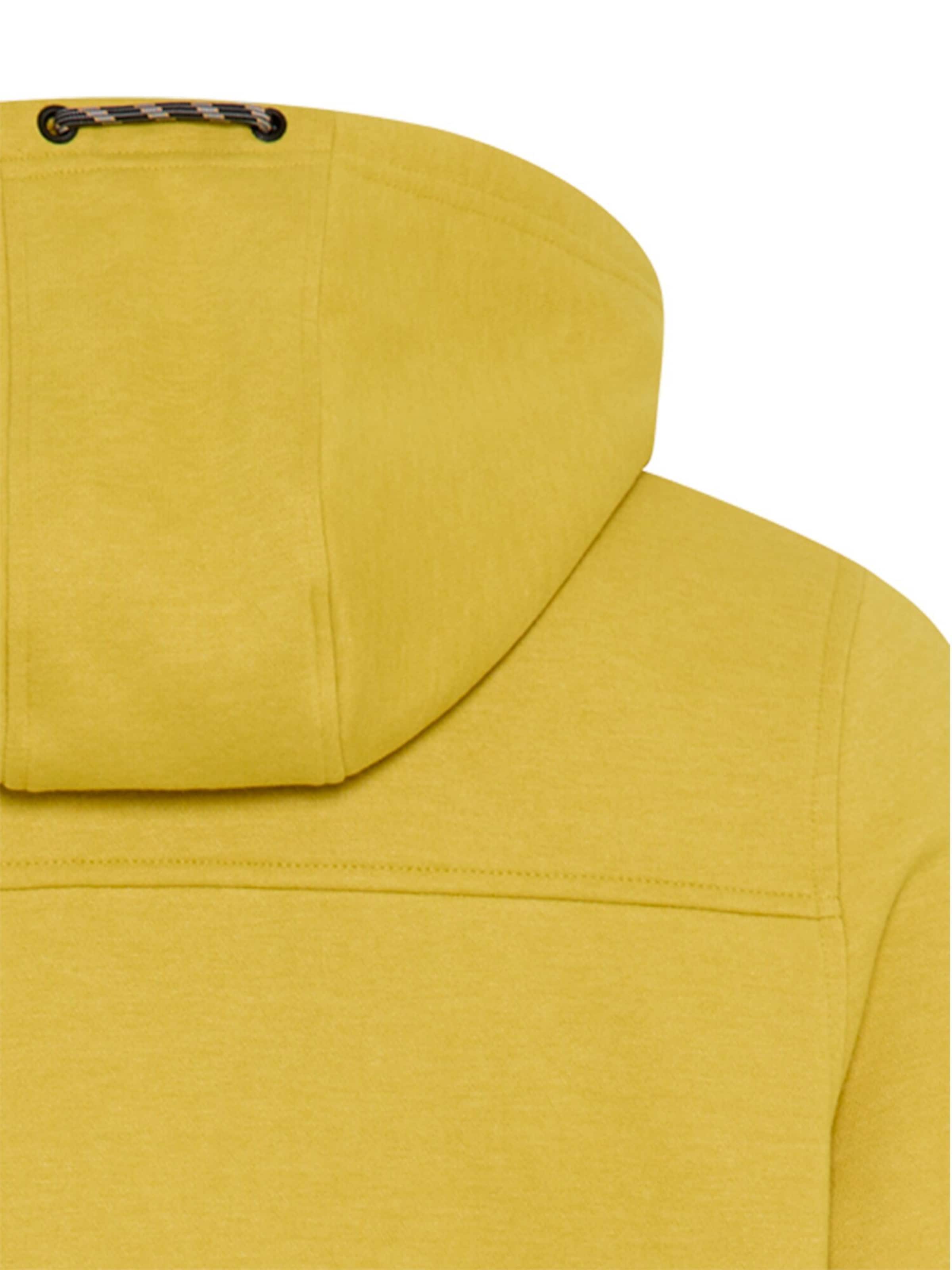 CAMEL ACTIVE Zip-Up Hoodie in Yellow
