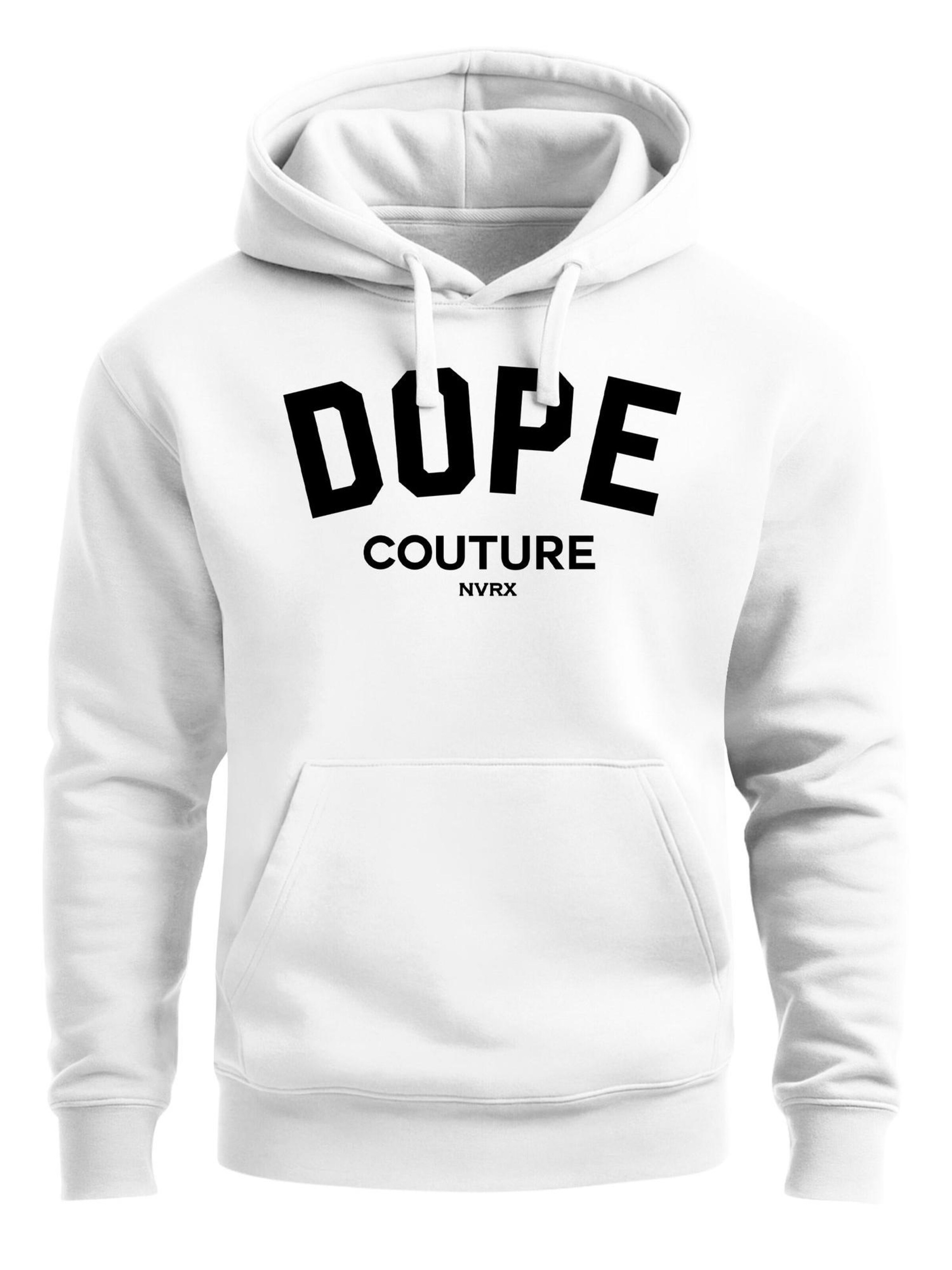 Neverless Sweatshirt 'Dope Couture' in White: front