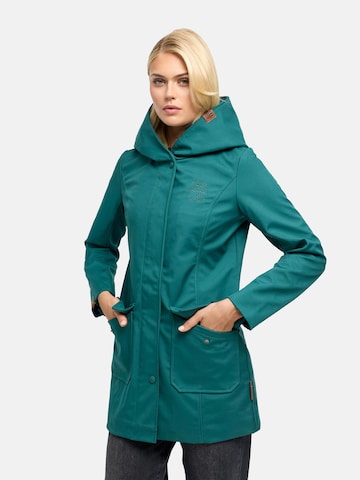 MARIKOO Functionele mantel 'Mayleen' in Groen: voorkant