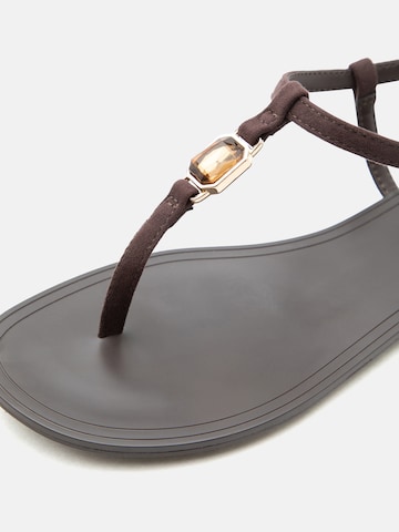 ALDO Σαγιονάρες διχαλωτές 'SANDSTONE' σε καφέ