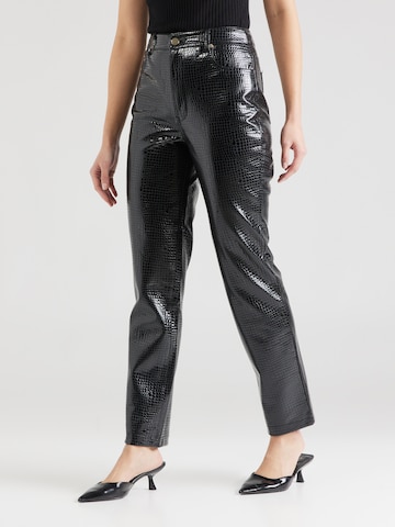 Regular Pantalon River Island en noir : devant